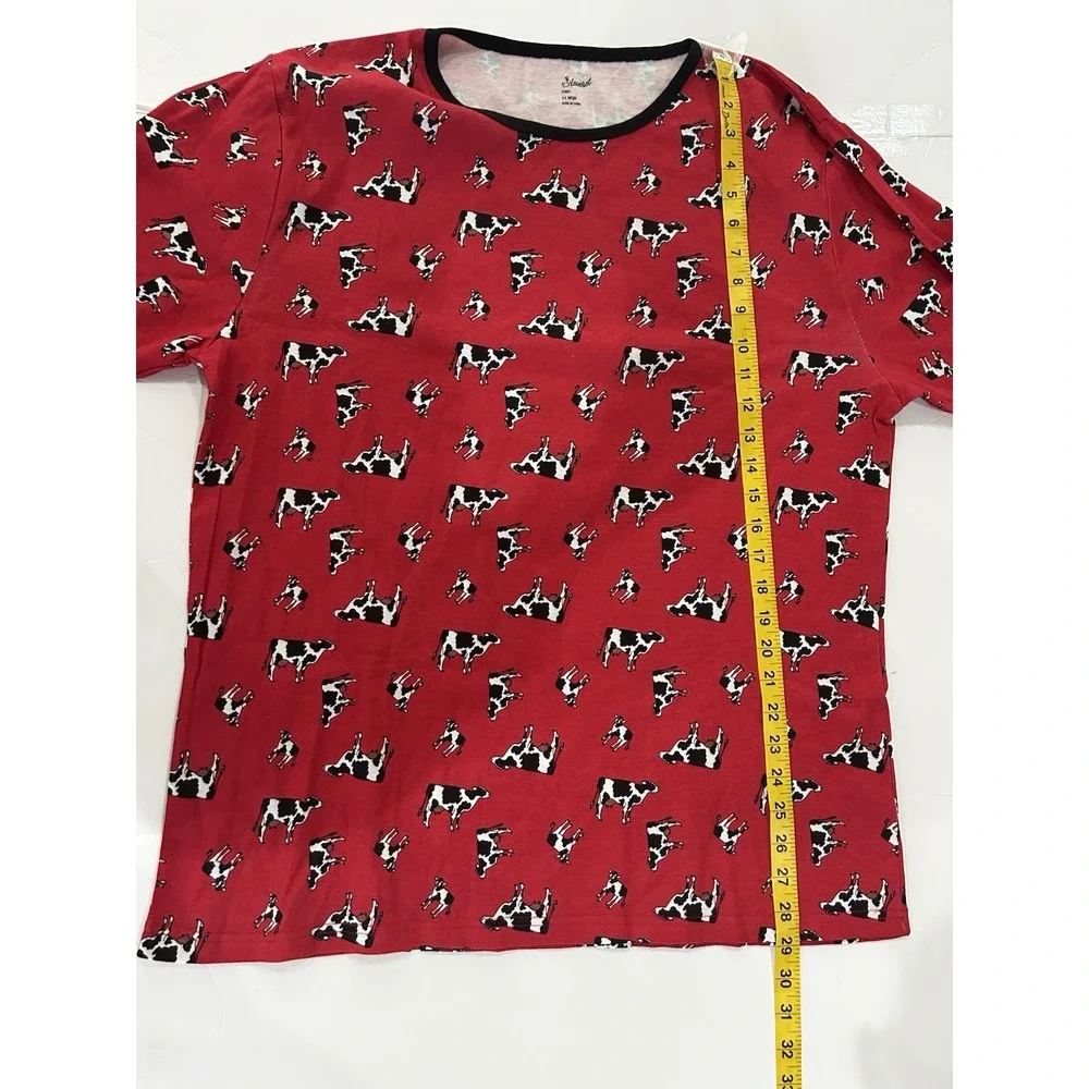 Leveret All Over Cow Print Pajama Set Mens XXL 100% Cotton Cows Farm Country Fun
